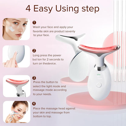 Red Light Therapy Face and Neck Massager