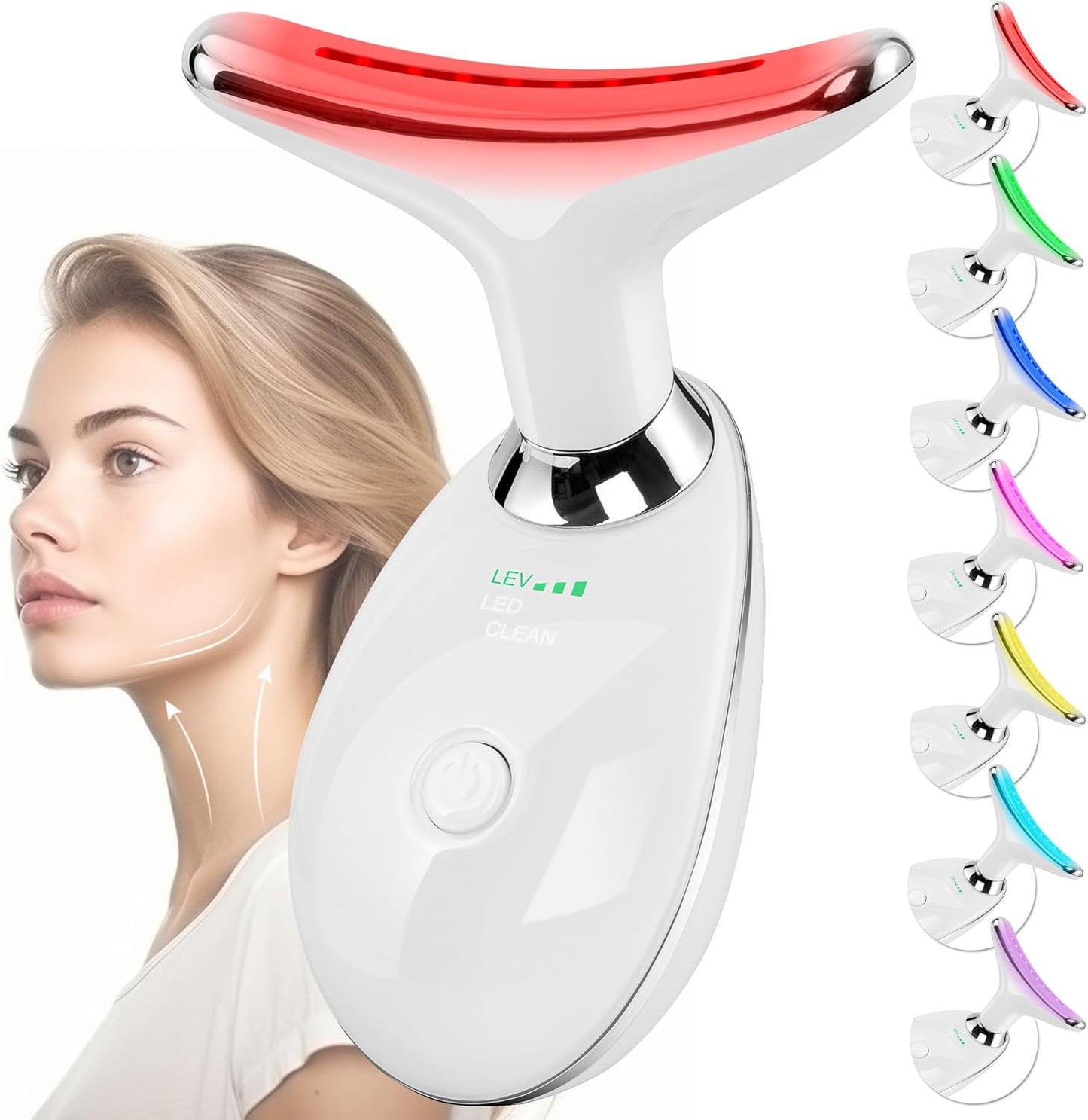Red Light Therapy Face and Neck Massager